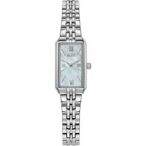 Citizen Eco-Drive Ladies Silhouette Mother Of Pearl Watch
