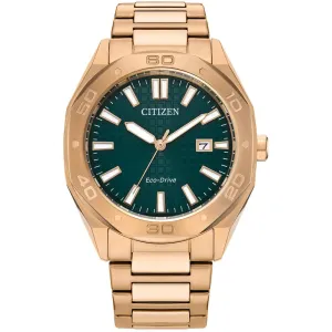 Citizen Eco-Drive Mens Gold Sport Watch