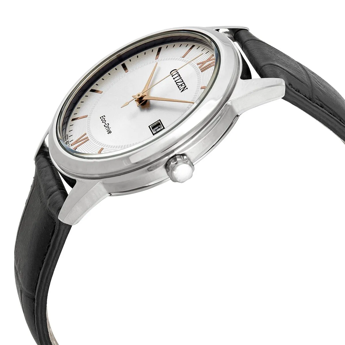 Citizen Eco-Drive Silver Dial Stainless Steel Men's Watch AW1236-11A