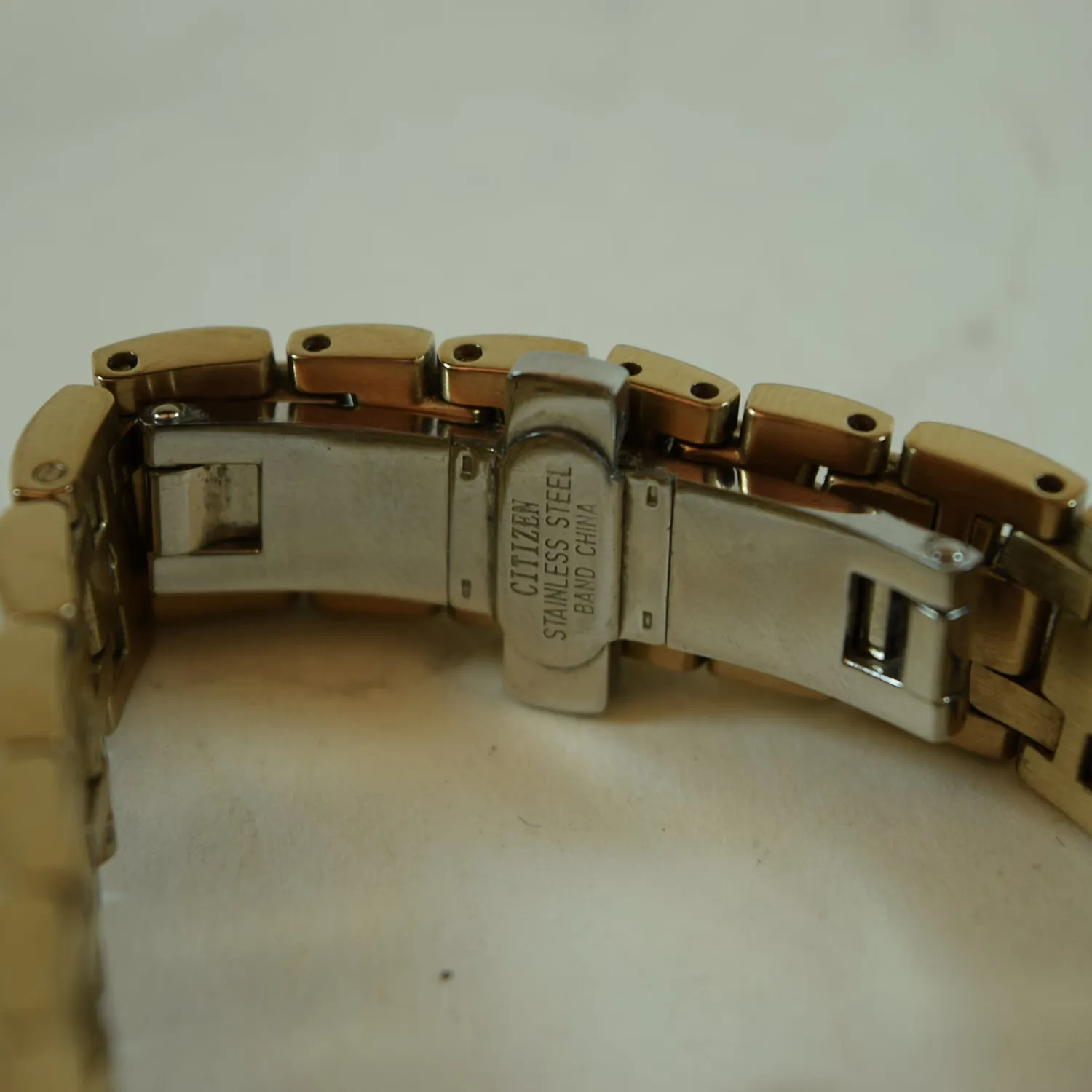 Citizen Eco-Drive White Diamond Bella Rose Gold Tone Watch