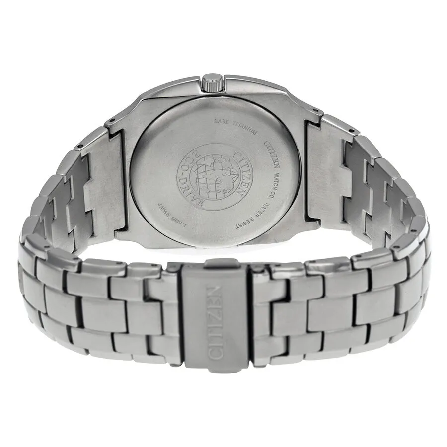 Citizen Men's Eco Drive Black Dial Titanium Watch BM6560-54H