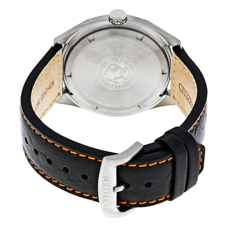 Citizen Super Black Dial Titanium Men's Watch AW0060-03E