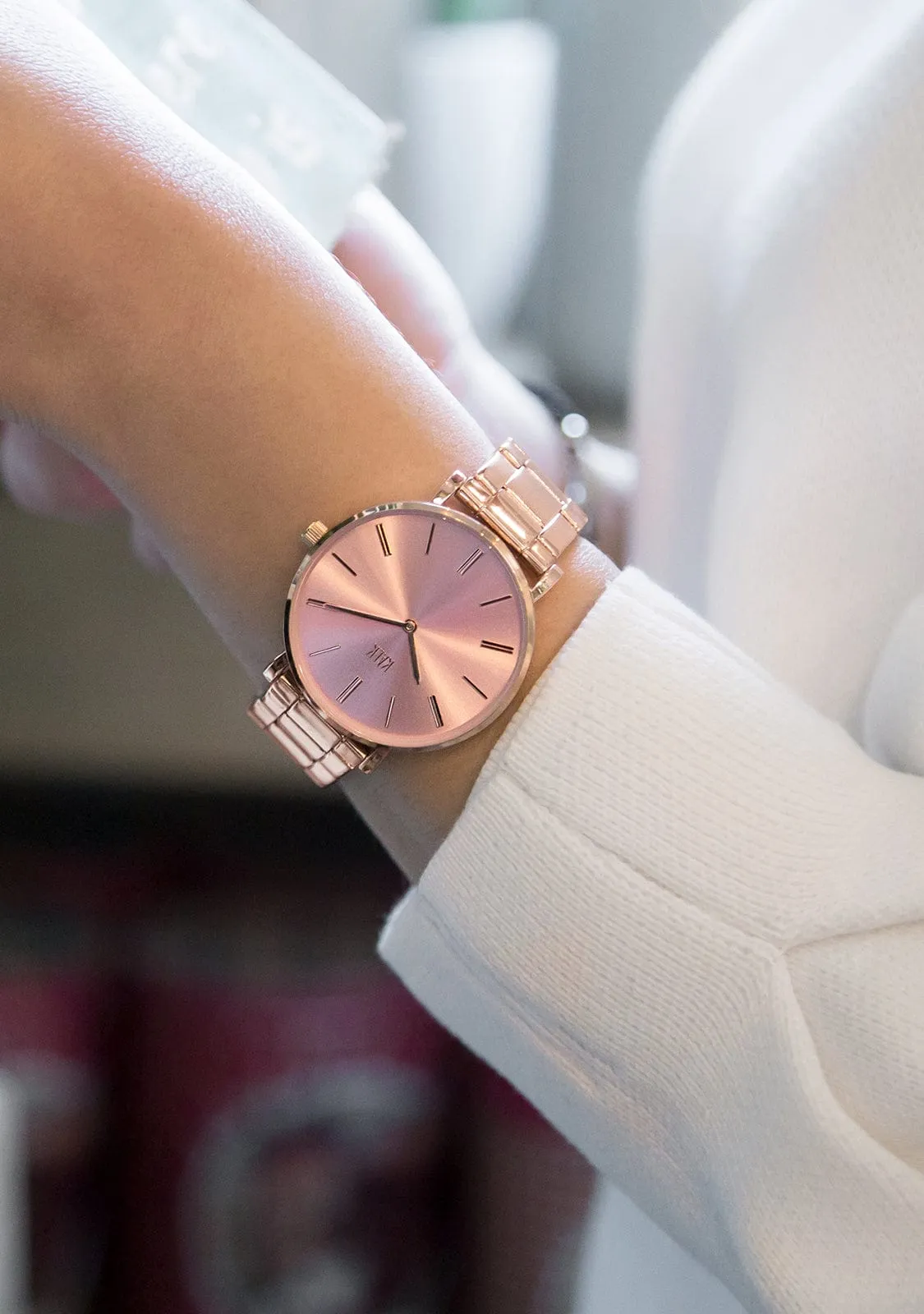 Classy Rose Gold / Light Pink Watch
