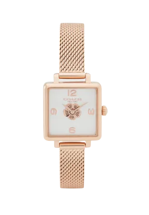 Coach Cass Rose Gold Square Women's Watch 14503698