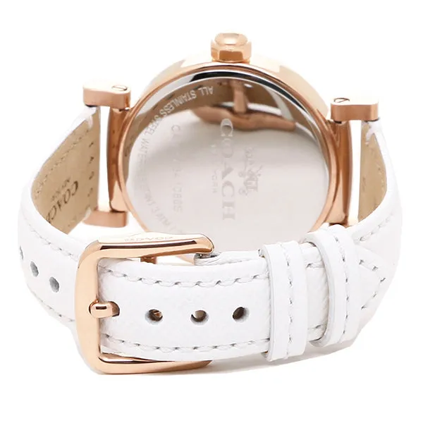 Coach Madison White Leather Strap Women's Watch 14502401