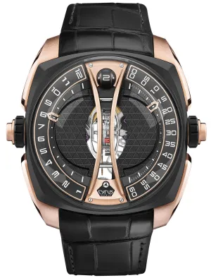 CYR Watch Klepcys Vertical Tourbillon Rose Gold Black DLC Titanium Limited Edition