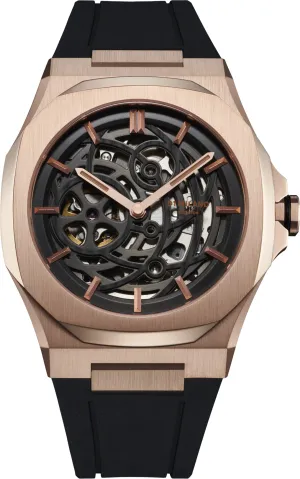 D1 Milano Skeleton Rose Gold