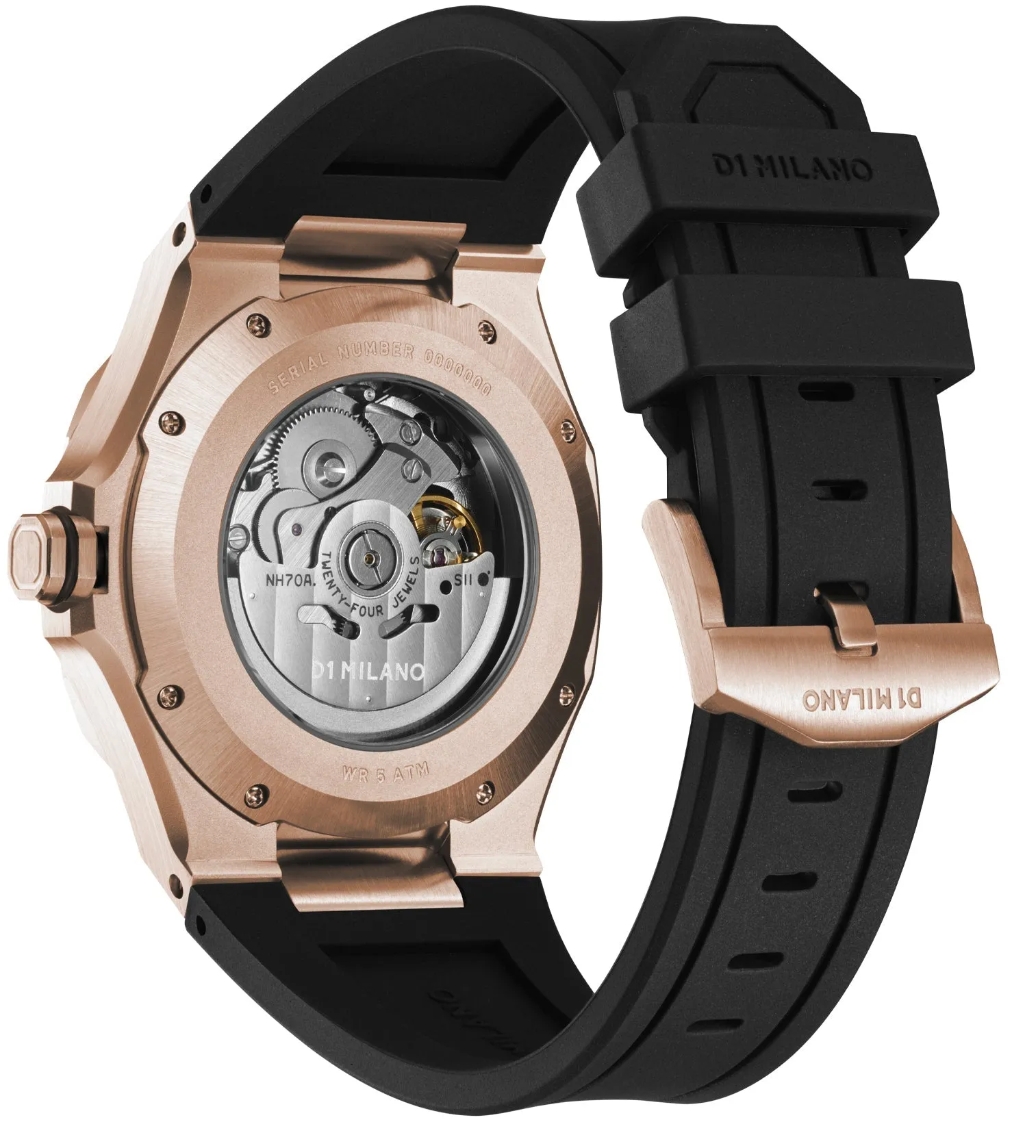 D1 Milano Skeleton Rose Gold