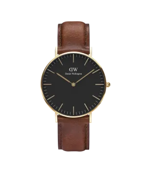 Daniel Wellington Black Dial Unisex Analogue Watch - DW00100545