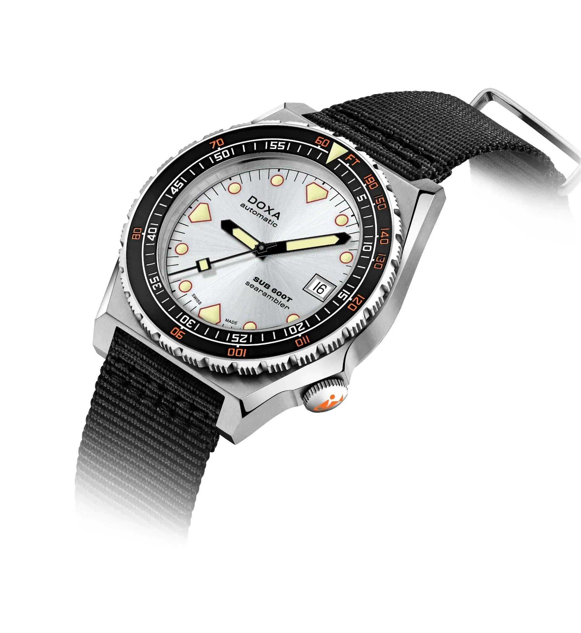 DOXA Sub 600T Searambler Nato Ceramic - 862.10.021.20-N