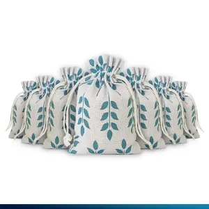Drawstring Bags for Diwali Return Gifts New Leaf Design