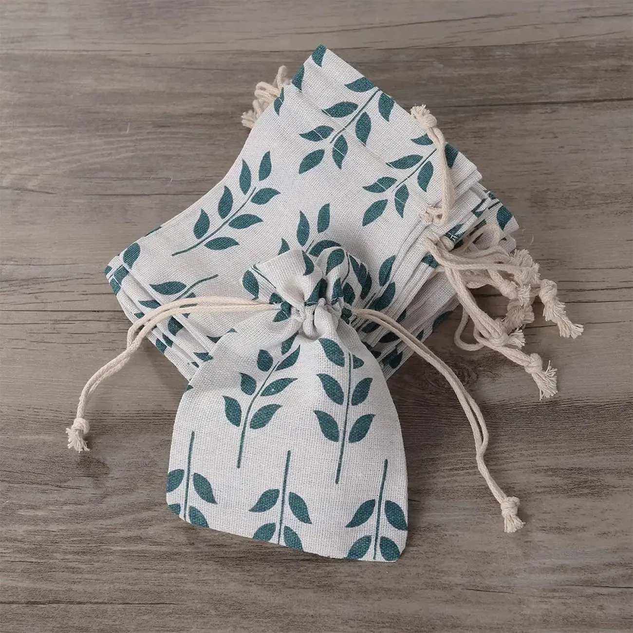Drawstring Bags for Diwali Return Gifts New Leaf Design
