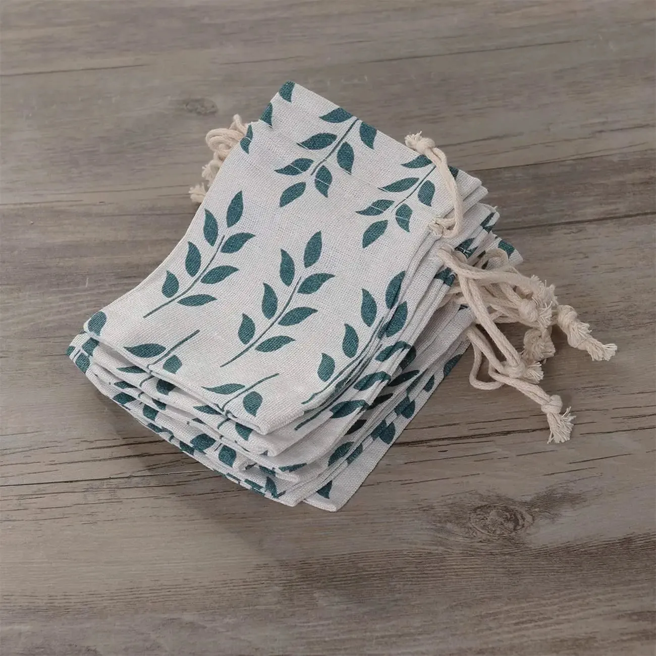 Drawstring Bags for Diwali Return Gifts New Leaf Design