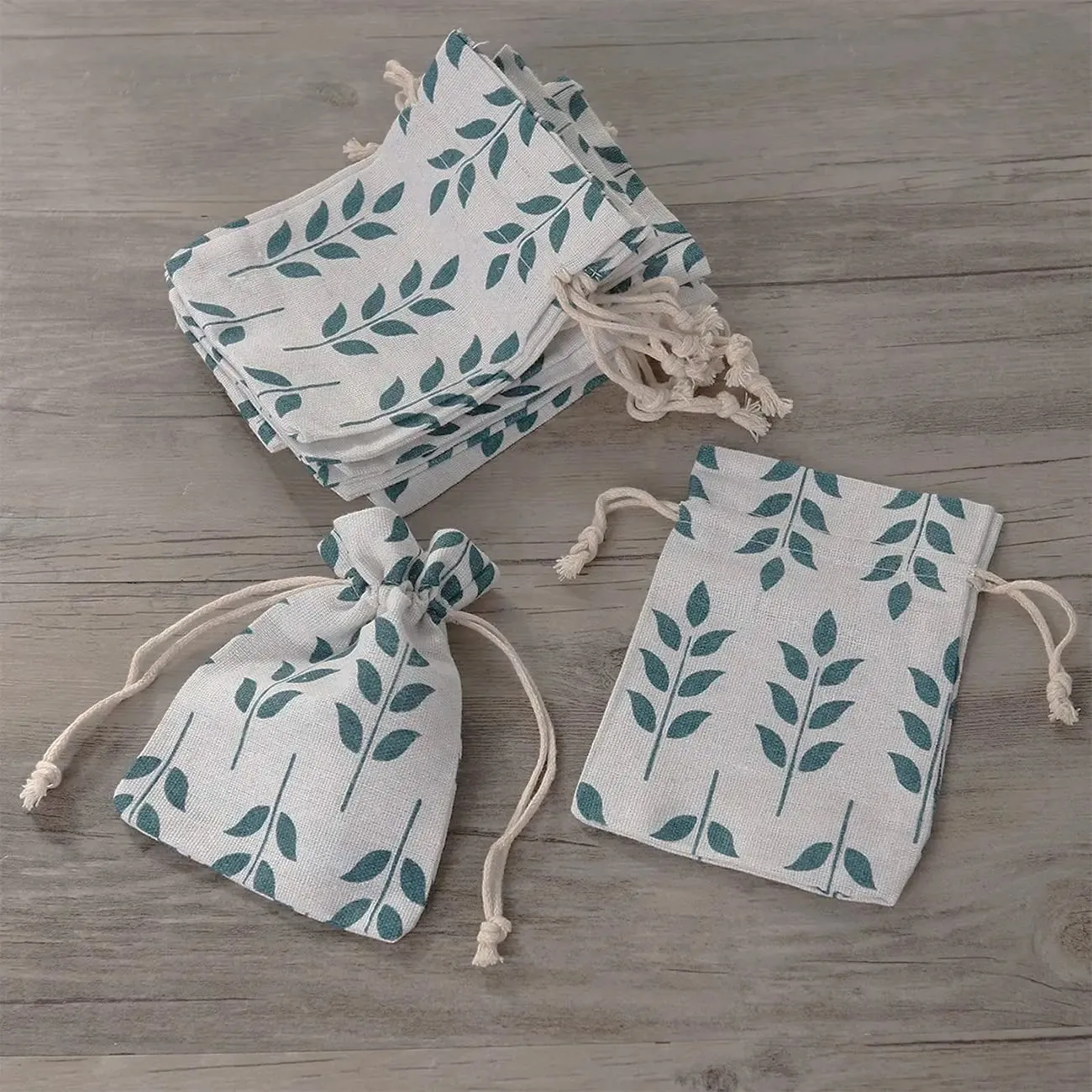 Drawstring Bags for Diwali Return Gifts New Leaf Design