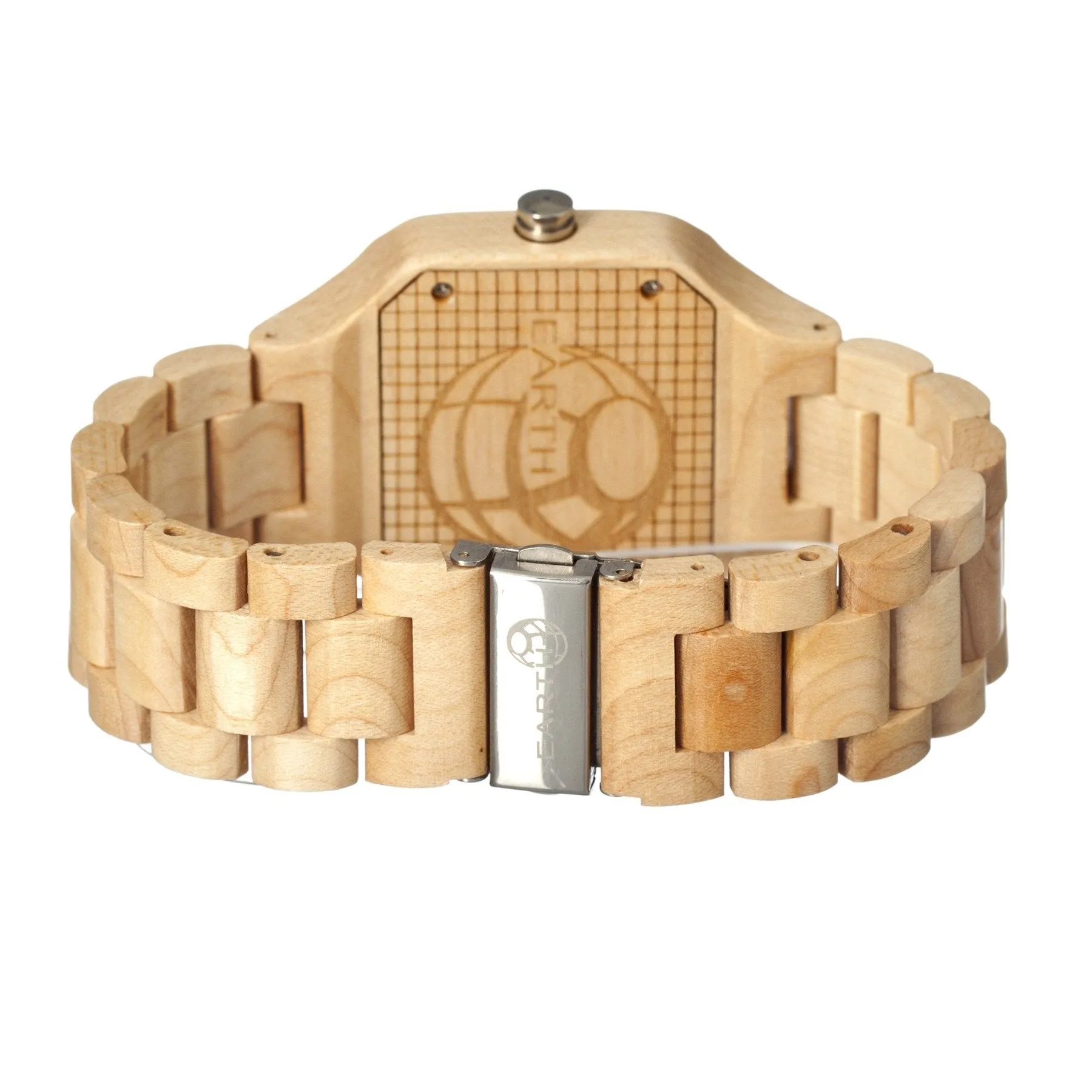Earth Wood Testa Men's Bracelet Watch w/ Date