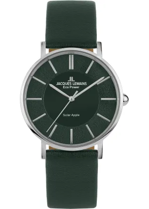 Eco Power Solar Green Vegan Strap Unisex Watch