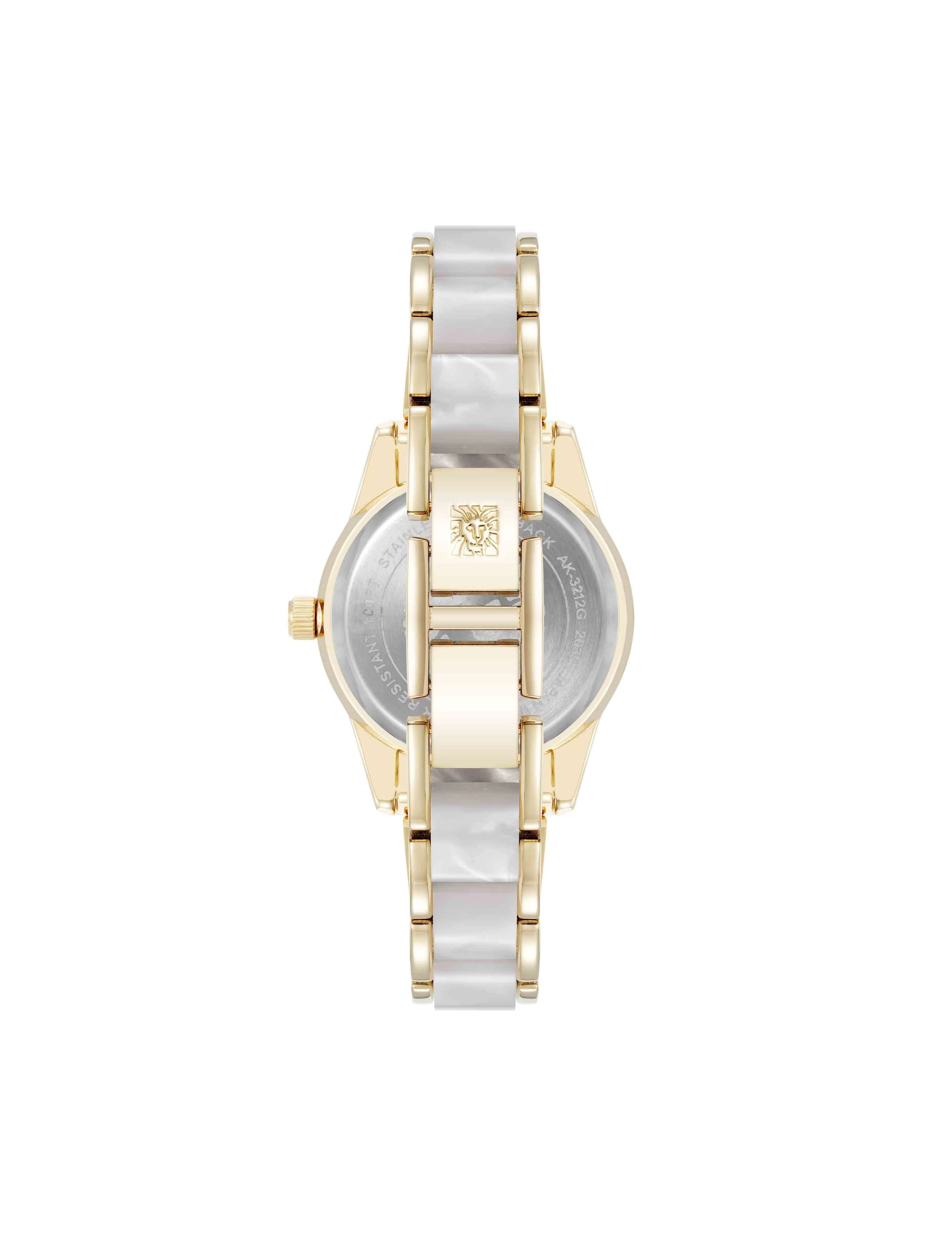 Embossed Floral Pattern Dial Watch