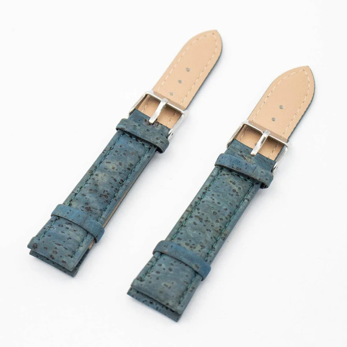 Embrace the Ocean Hues: Sustainable Turquoise Cork Watch Strap