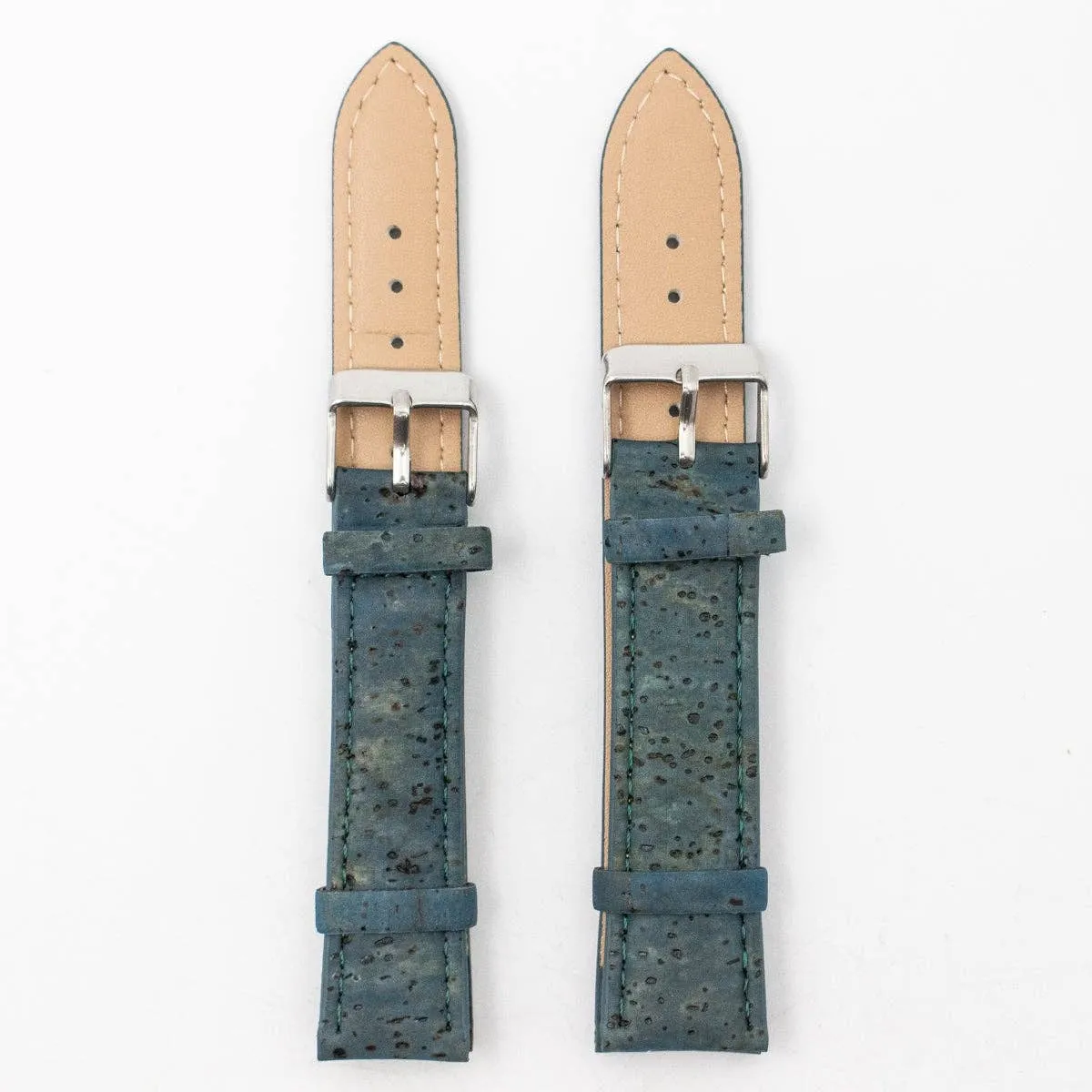 Embrace the Ocean Hues: Sustainable Turquoise Cork Watch Strap