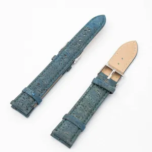 Embrace the Ocean Hues: Sustainable Turquoise Cork Watch Strap
