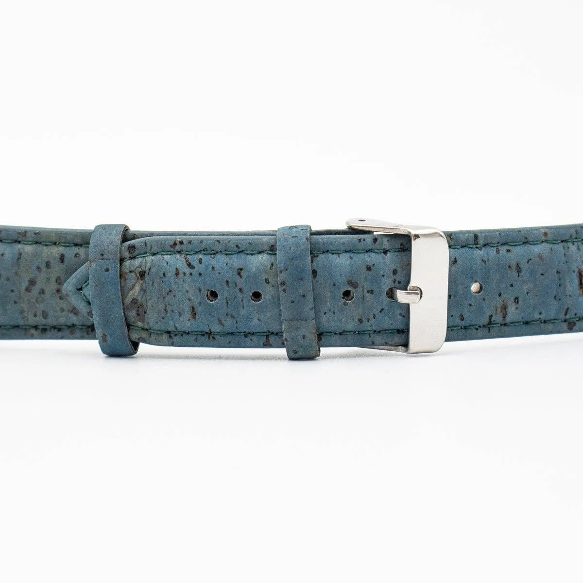 Embrace the Ocean Hues: Sustainable Turquoise Cork Watch Strap