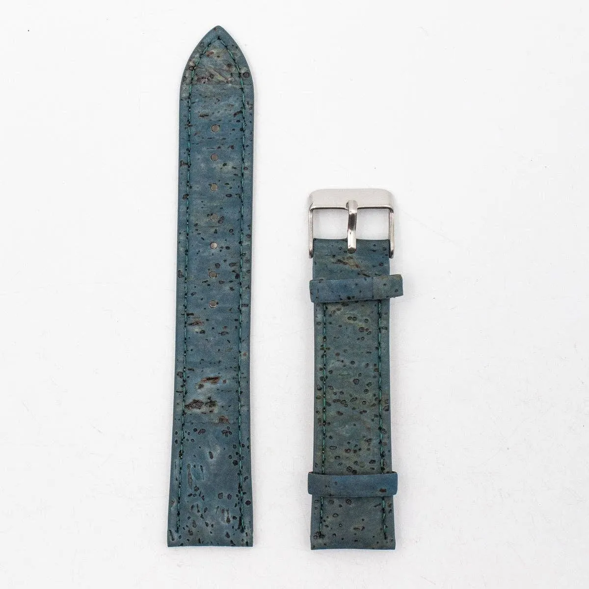 Embrace the Ocean Hues: Sustainable Turquoise Cork Watch Strap