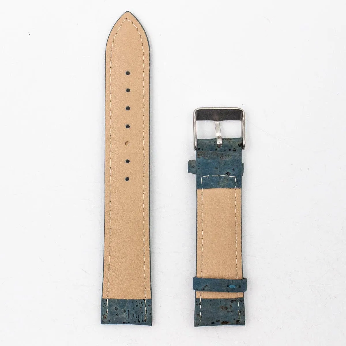 Embrace the Ocean Hues: Sustainable Turquoise Cork Watch Strap