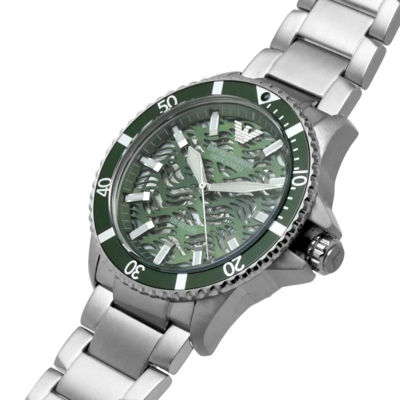 Emporio Armani Automatic Skeleton Dial Men's Watch AR60061