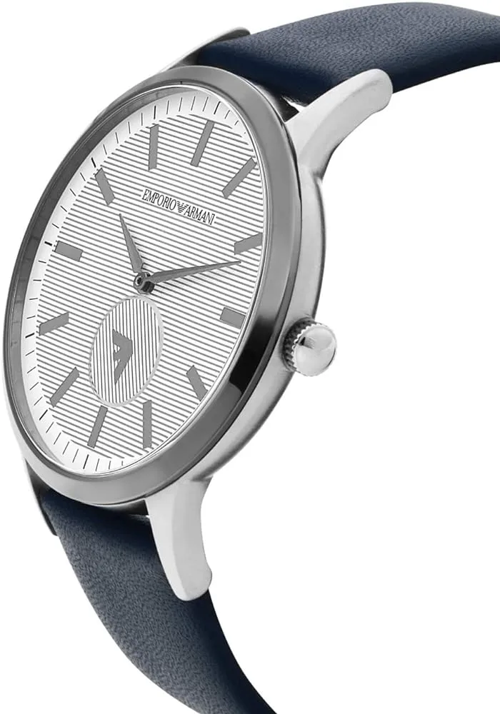 Emporio Armani Renato Blue Leather Men's Watch AR11119