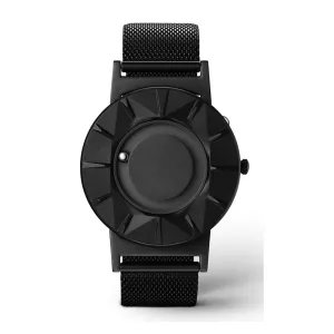Eone Unisex Stainless Steel Black Case Black Mesh Band Round Watch - BR-CE-B