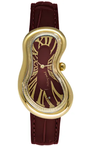 Exaequo Melting PVD Gold Burgundy