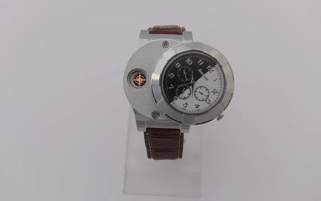 Fashion Rechargeable USB Lighter Watches