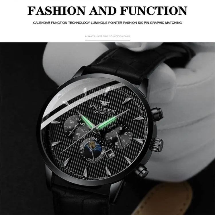 FNGEEN 5781 Waterproof Multifunctional Sports Quartz Watch