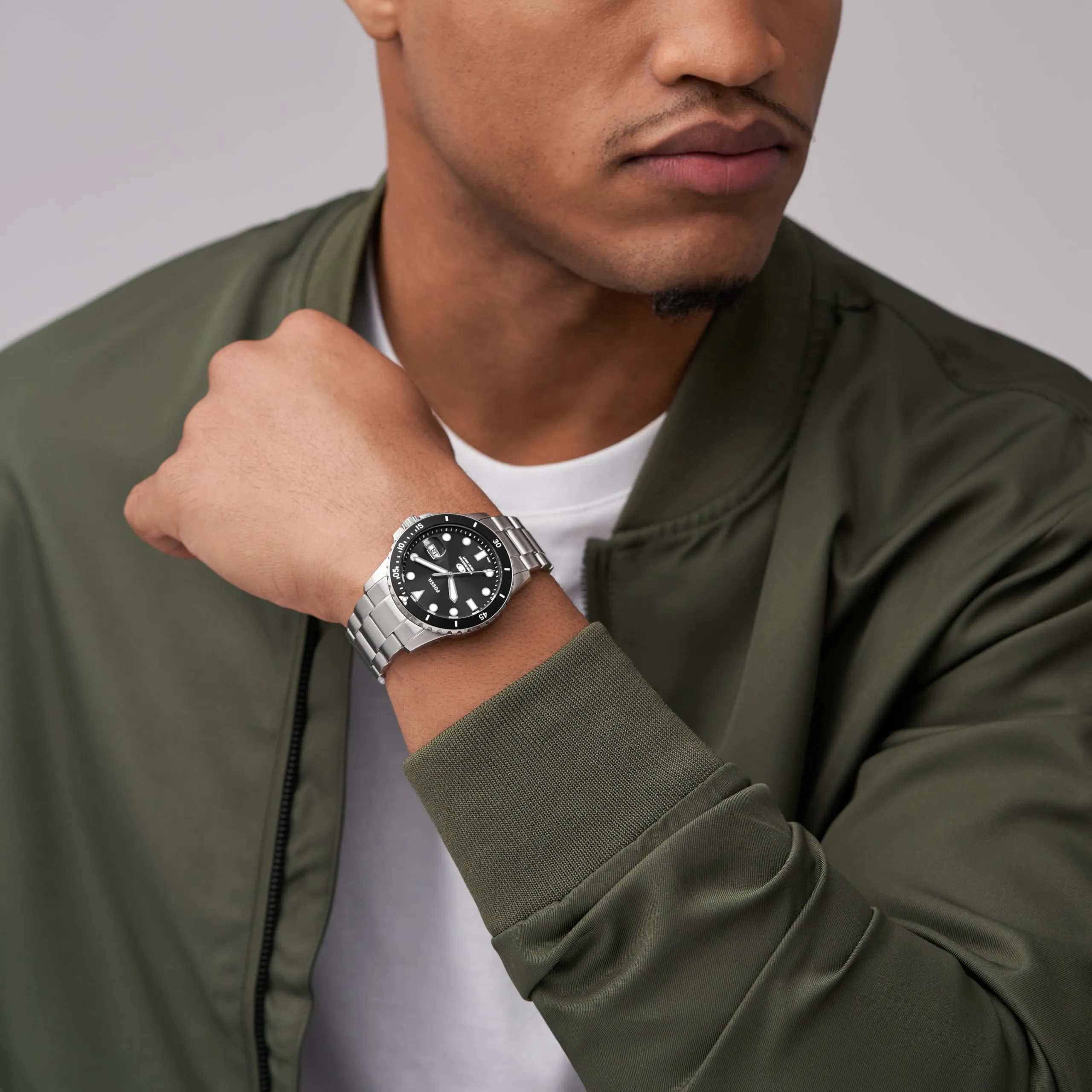 Fossil Men's Blue Quartz Stainless Steel Watch