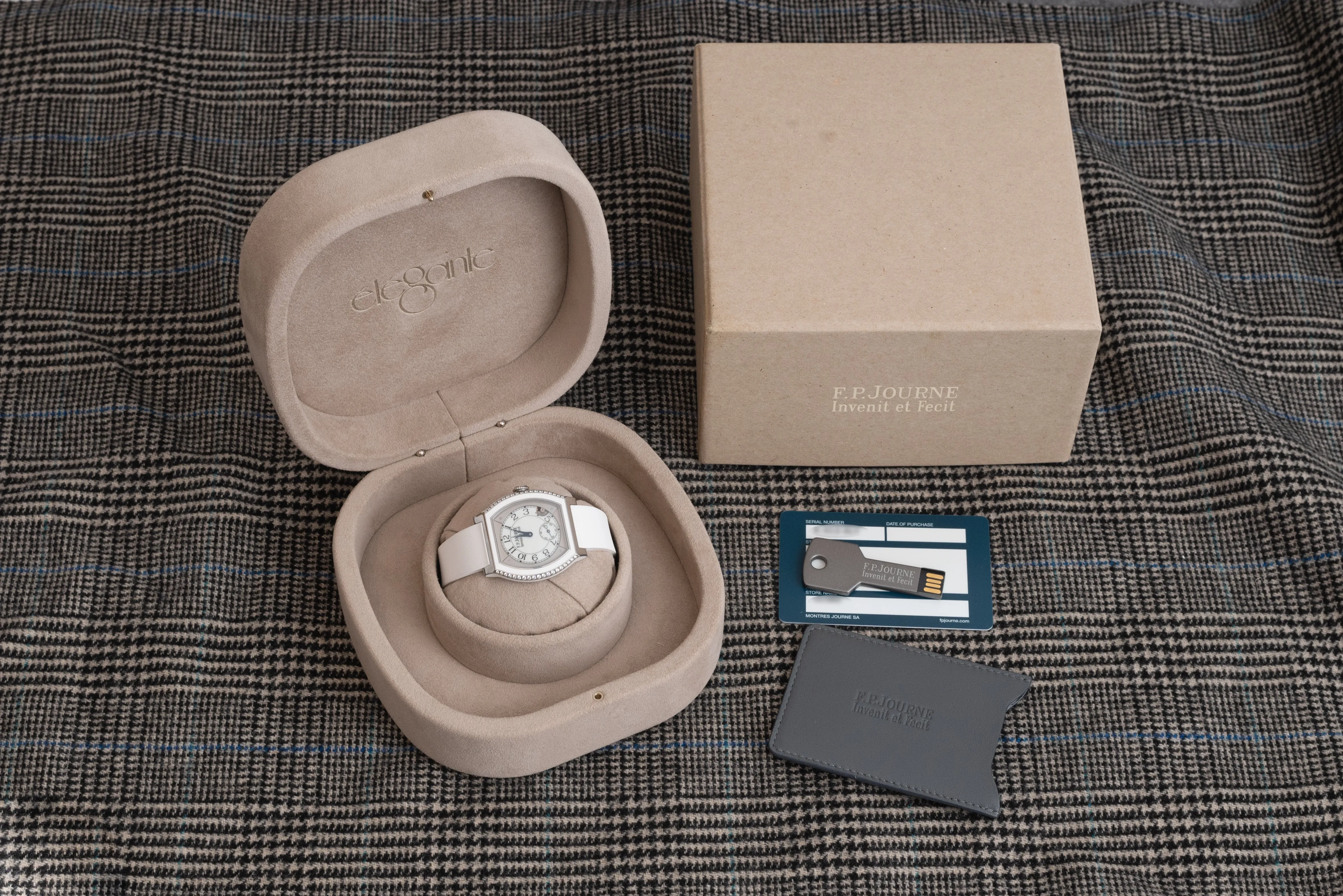F.P. Journe Élégante Titanium Diamond-Set