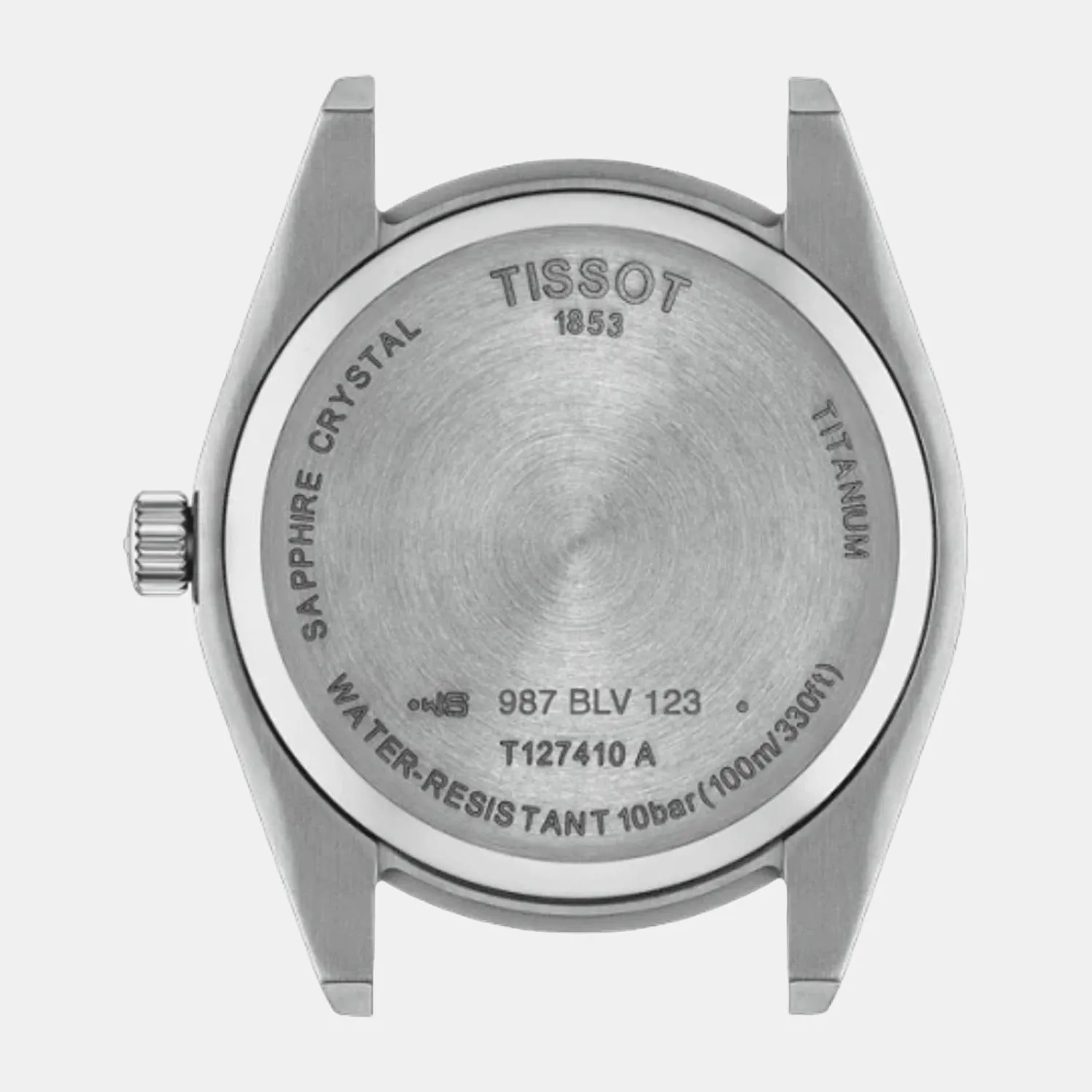 Gentleman Men Analog Titanium Watch T1274104404100