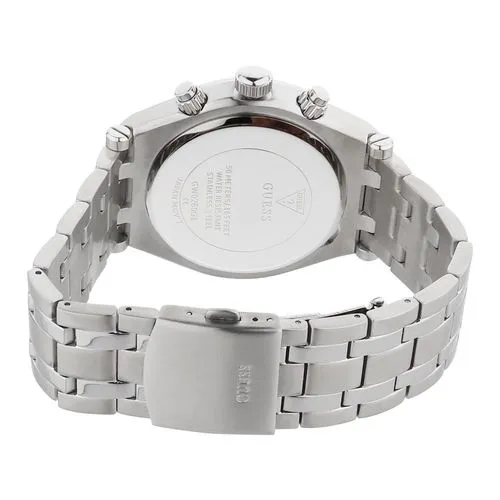 Guess Continental Silver Tone Men's Watch GW0260G1