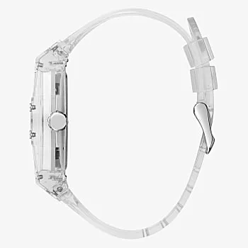 Guess J Balvin Clear Strap Men's Watch V1051M1