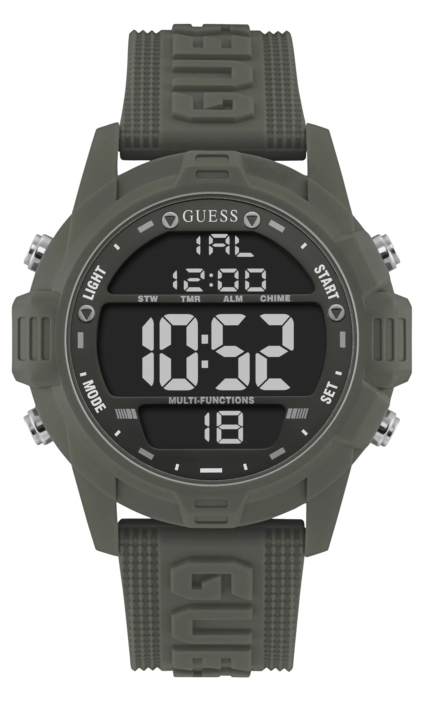 Guess Men Black Dial Digital Watch - W1299G6