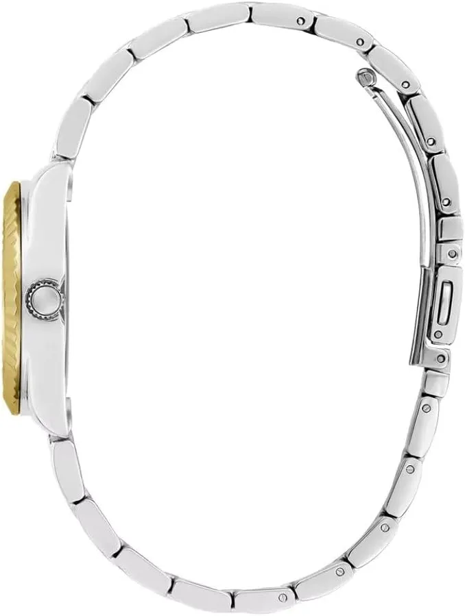 GUESS Two-Tone and Light Blue Analog Watch