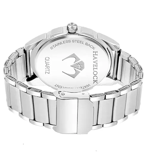 HAVELOCK Analog Day Date Functioning Stainless Steel Chain Watch