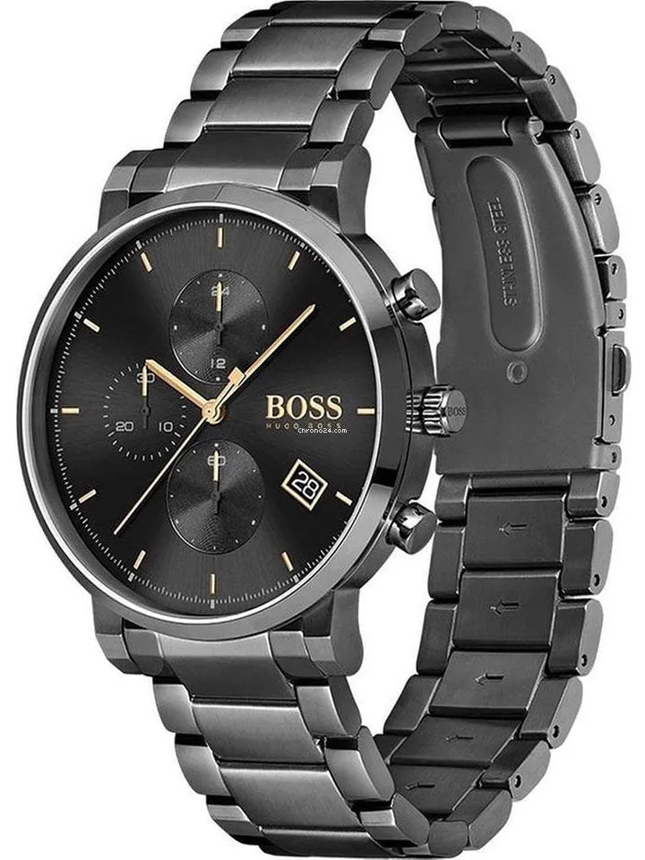 Hugo Boss Integrity Black Stainless Steel Men's Watch 1513780