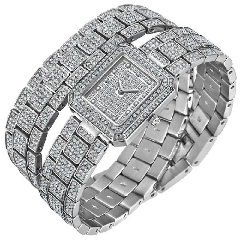 JBW Arc Diamond Watch - 0.12 Carats - Silver - J6390C