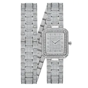 JBW Arc Diamond Watch - 0.12 Carats - Silver - J6390C