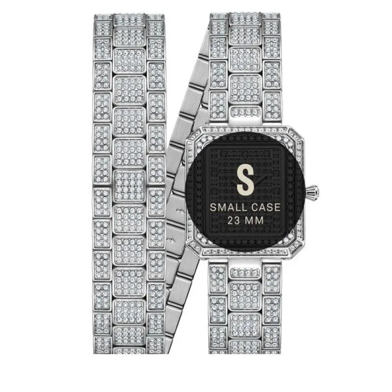 JBW Arc Diamond Watch - 0.12 Carats - Silver - J6390C