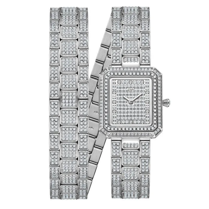 JBW Arc Diamond Watch - 0.12 Carats - Silver - J6390C