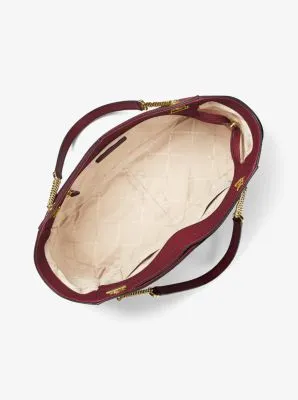 Jet Set Large Saffiano Leather Shoulder Bag