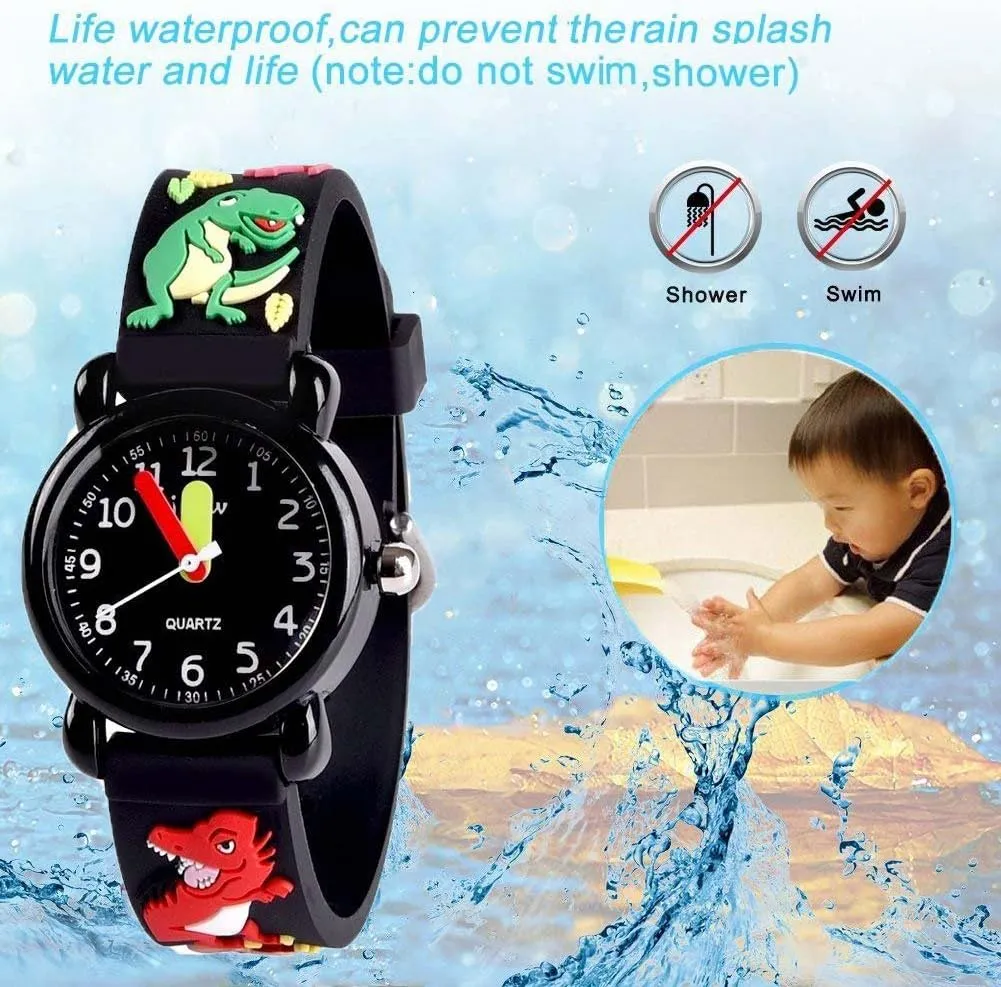 Kids Gift 3D Cartoon Waterproof Toddler Watch for Girls, Gifts for Girls Age 3-8