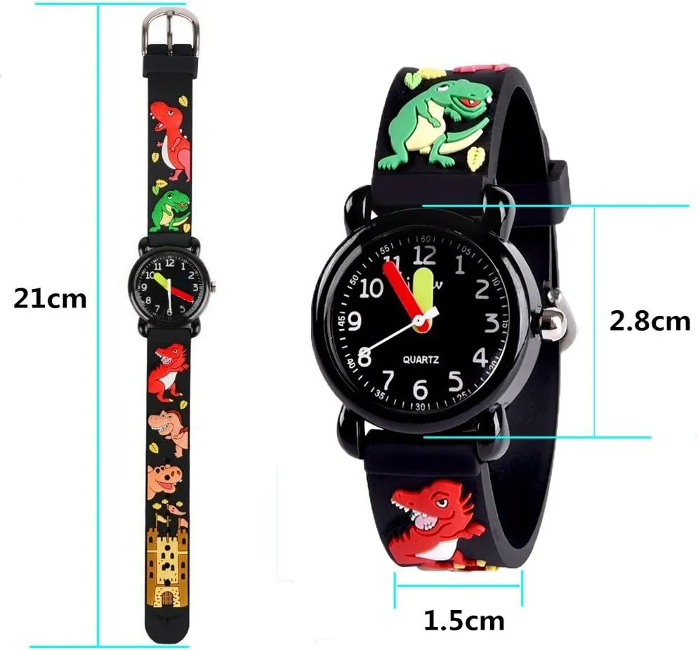 Kids Gift 3D Cartoon Waterproof Toddler Watch for Girls, Gifts for Girls Age 3-8