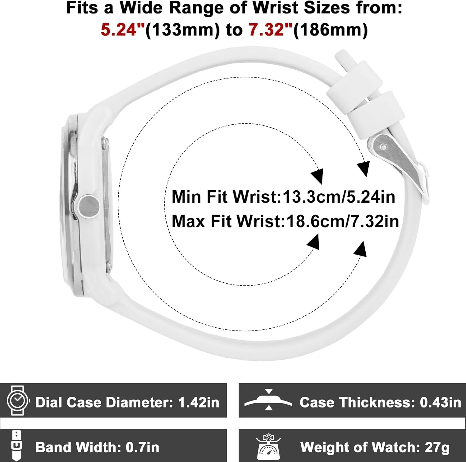 Kids Watch for Girls Boys Children Teens Analog for Kid 5-18 Years Old Learning Time and Easy to Read 50M Waterproof with Soft Band, Great Gift for Kids